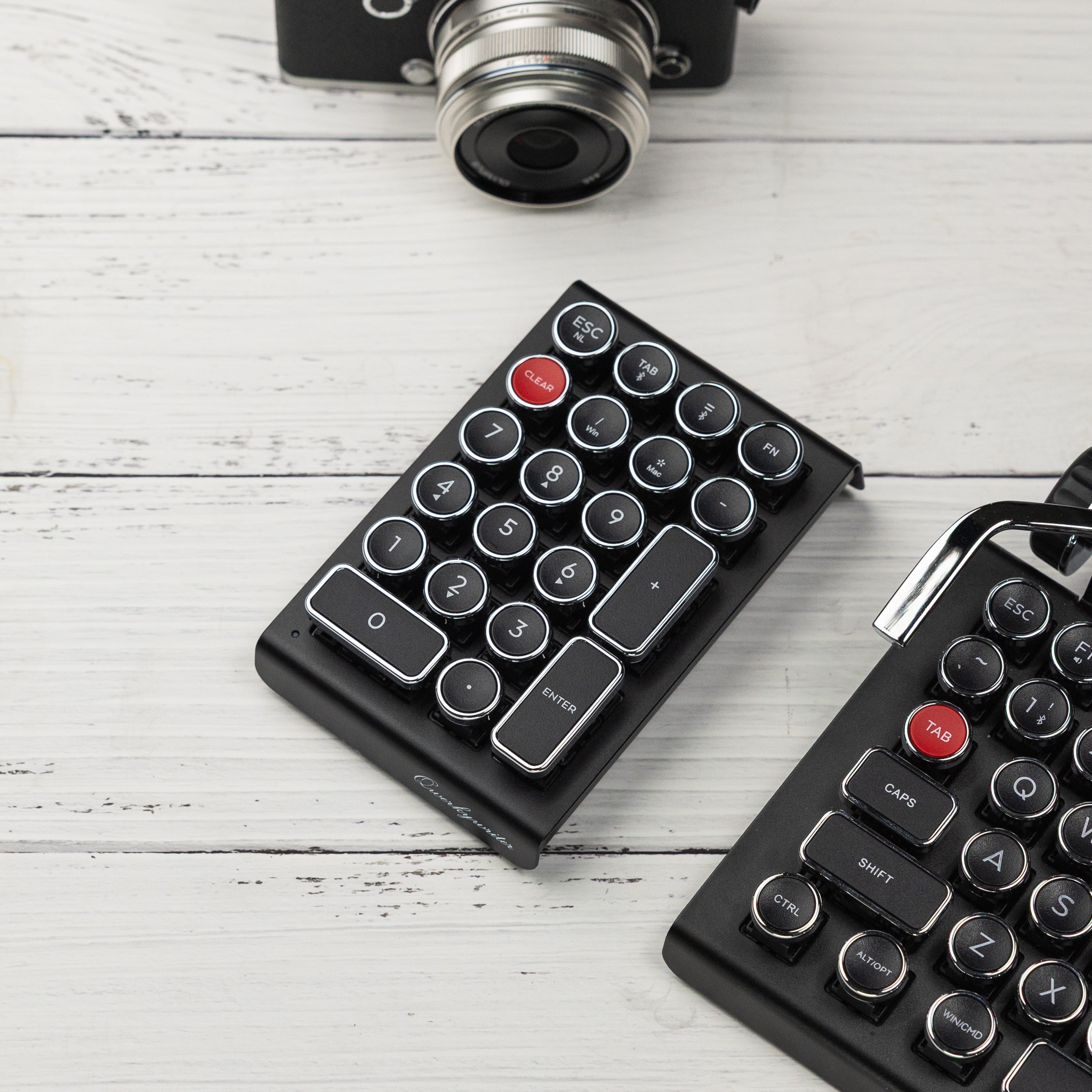 BLACK CHROME QWERKYWRITER® NUMKEY NUMPAD