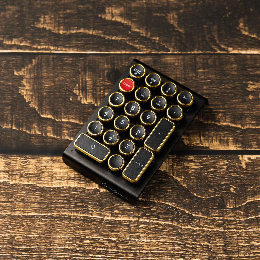 BLACK GOLD QWERKYWRITER® NUMKEY NUMPAD