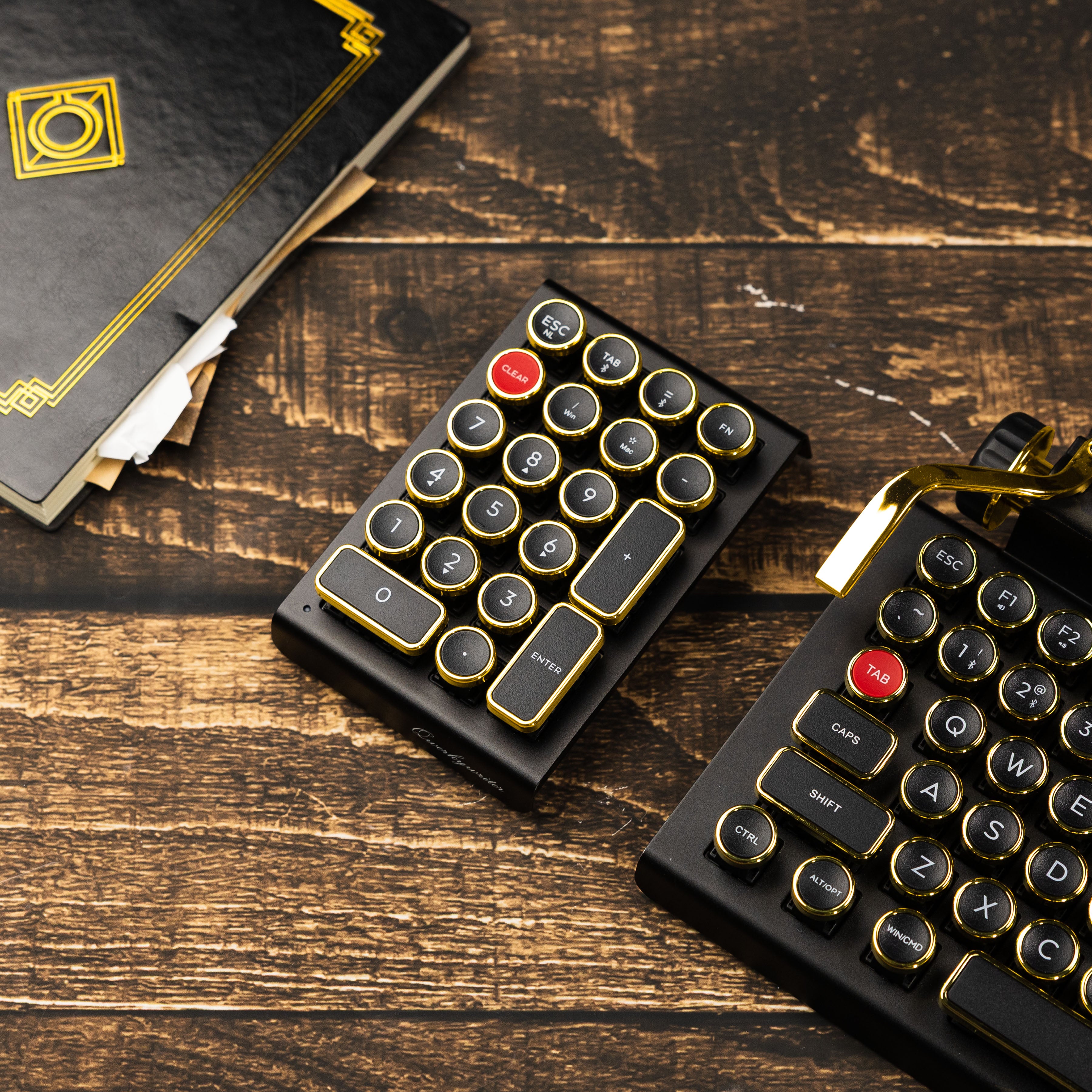 BLACK GOLD QWERKYWRITER® NUMKEY NUMPAD