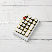 WHITE GOLD QWERKYWRITER® NUMKEY NUMPAD