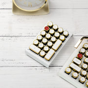 WHITE GOLD QWERKYWRITER® NUMKEY NUMPAD