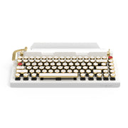 WHITE GOLD SIGNATURE QWERKYWRITER® US LAYOUT LIMITED RELEASE