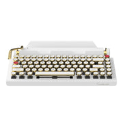 BUNDLE WHITE GOLD QWERKYWRITER® US + NUMKEY + WRIST REST