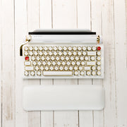 QWERKYWRITER® Official Ergonomic Wrist Pad Rest WHITE