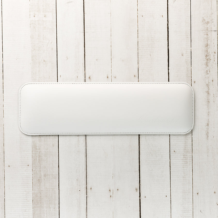 QWERKYWRITER® Official Ergonomic Wrist Pad Rest WHITE