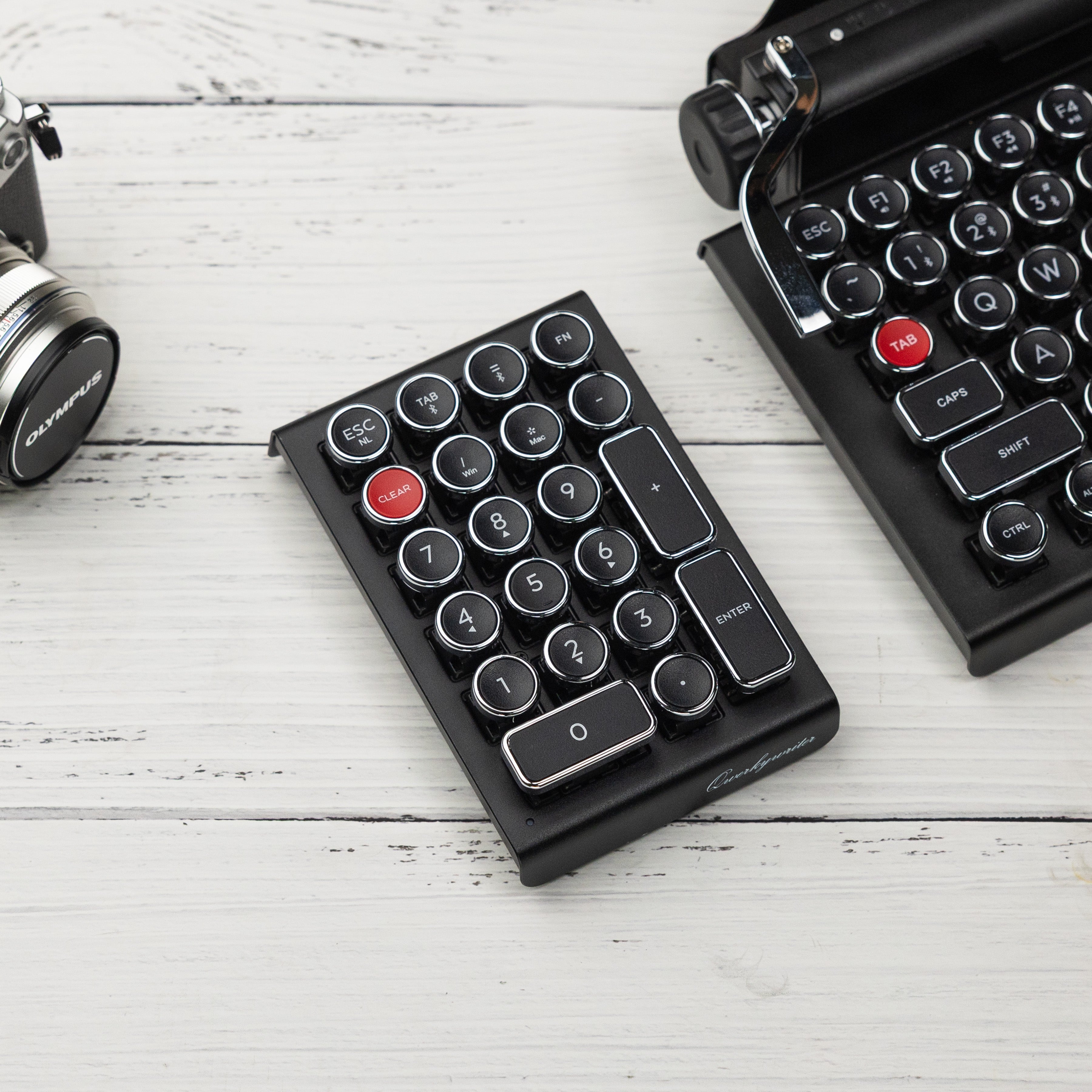 BLACK CHROME QWERKYWRITER® NUMKEY NUMPAD