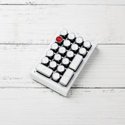 WHITE CHROME QWERKYWRITER® NUMKEY NUMPAD