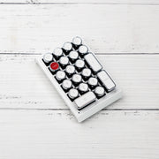 WHITE CHROME QWERKYWRITER® NUMKEY NUMPAD
