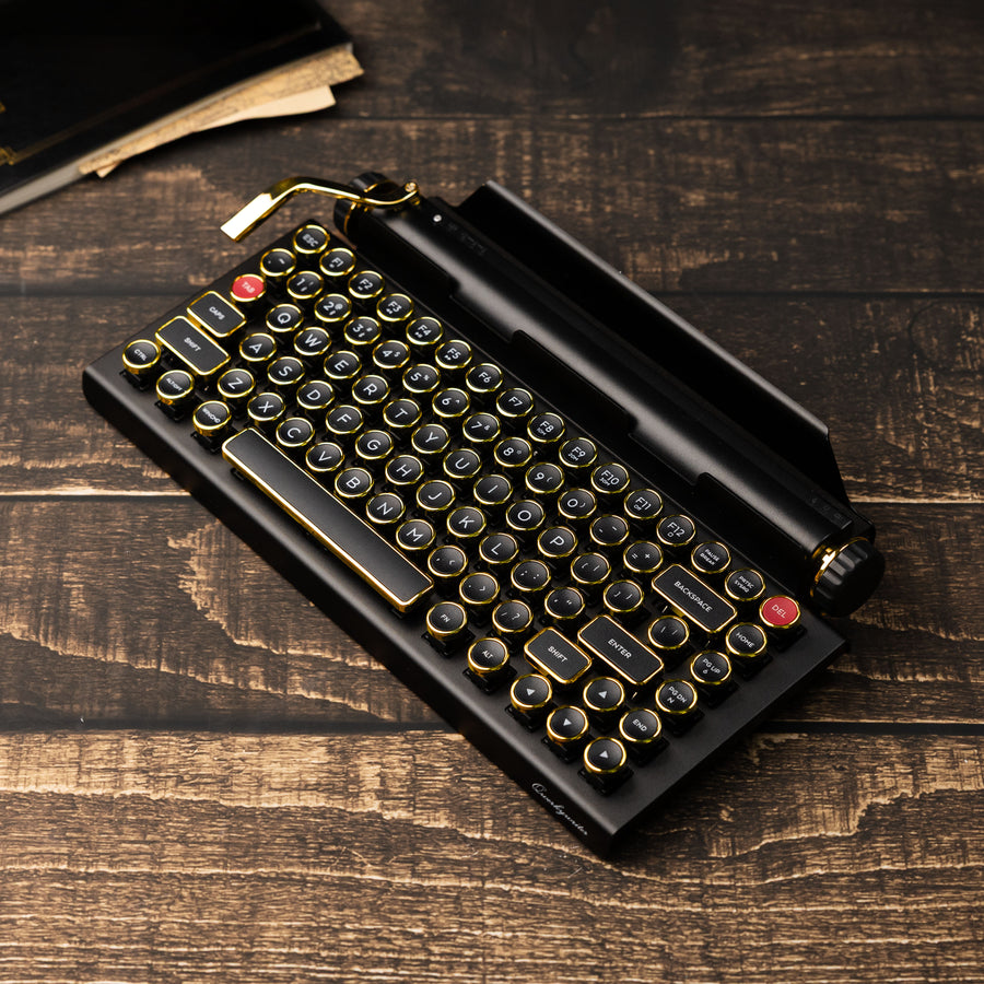 BLACK GOLD QWERKYWRITER® US Layout Limited Store Exclusive