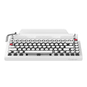 WHITE CHROME SIGNATURE QWERKYWRITER® US LAYOUT
