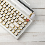 WHITE GOLD SIGNATURE QWERKYWRITER® US LAYOUT