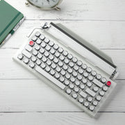 WHITE CHROME SIGNATURE QWERKYWRITER® US LAYOUT