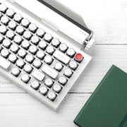 WHITE CHROME SIGNATURE QWERKYWRITER® US LAYOUT