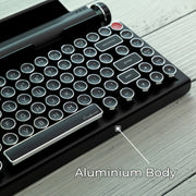 Limited Black Chrome Premium Aluminum Typewriter Keyboard QWERKYWRITER 2
