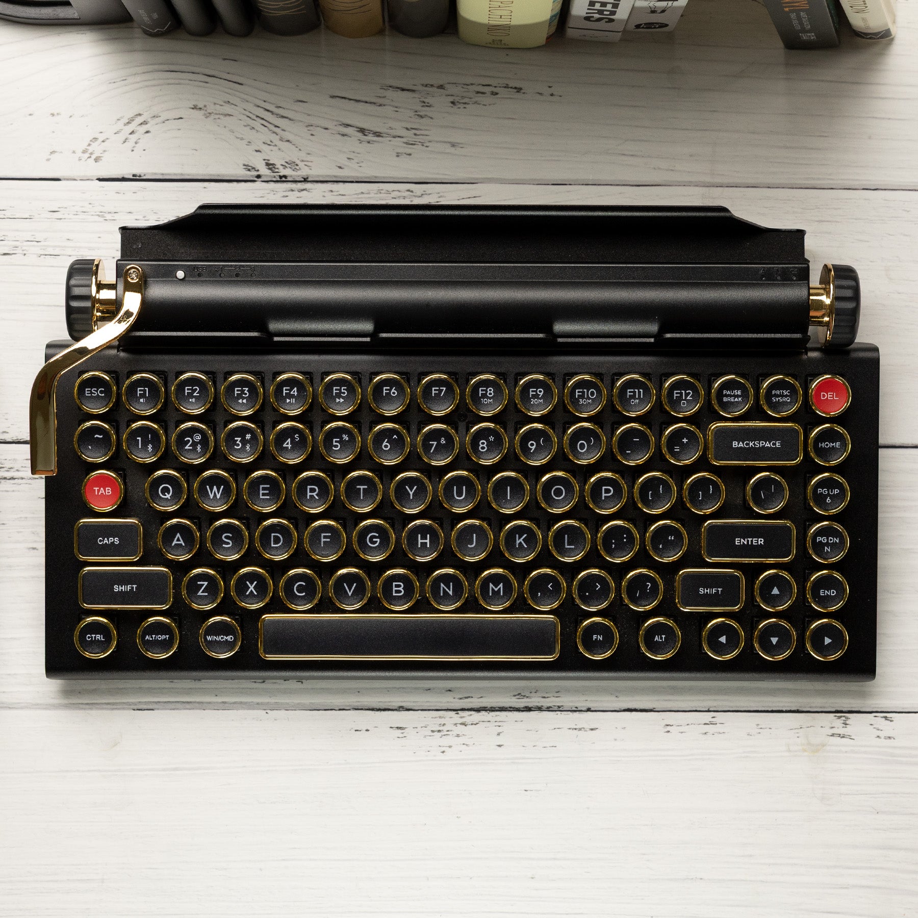 BLACK GOLD QWERKYWRITER® US Layout Limited Store Exclusive