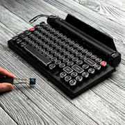 BLACK CHROME QWERKYWRITER® INTERNATIONAL VERSION HOT SWAP EDITION