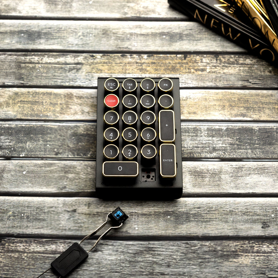 QWERKYWRITER 2 NUMKEY BLACK GOLD Hot Swappable