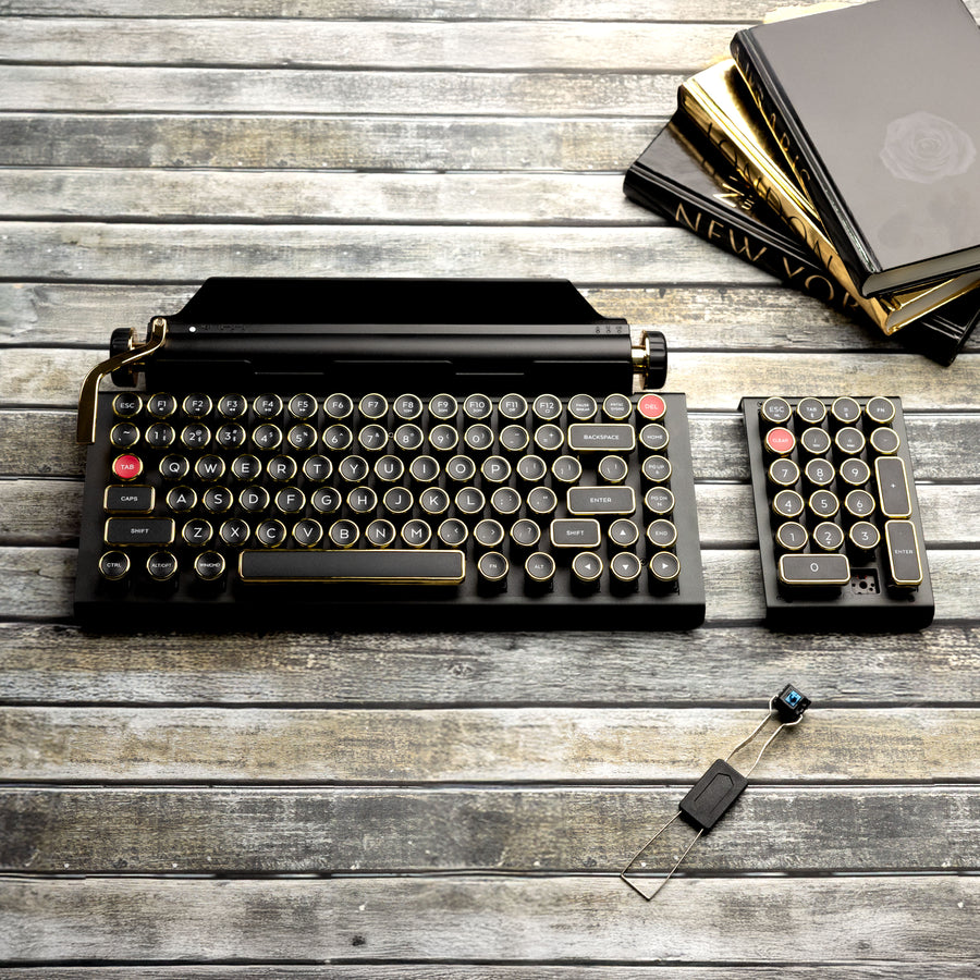 QWERKYWRITER 2 NUMKEY BLACK GOLD Hot Swappable