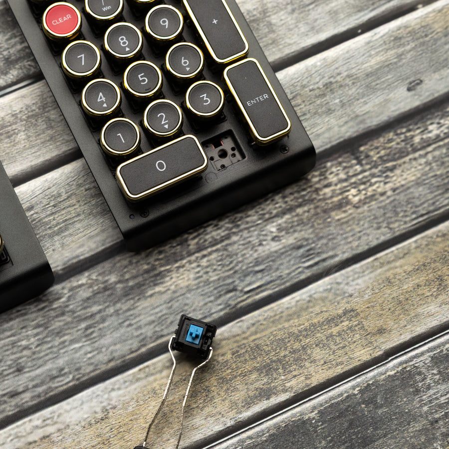 QWERKYWRITER 2 NUMKEY BLACK GOLD Hot Swappable
