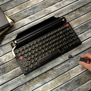 QWERKYWRITER 2 BLACK GOLD Next Gen Hot Swap Tri Mode Typewriter Keyboard