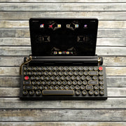 QWERKYWRITER 2 BLACK GOLD Next Gen Hot Swap Tri Mode Typewriter Keyboard