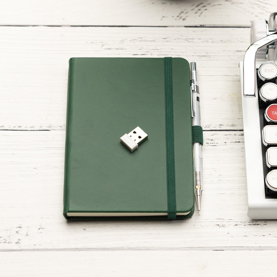 QWERKYWRITER 2 LIMITED WHITE CHROME Next Gen Hot Swap Tri Mode Typewriter Keyboard