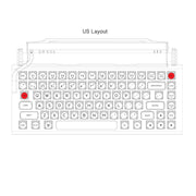REFURBISHED BLACK CHROME QWERKYWRITER® "US Layout" Typewriter-Inspired® Micro-USB Version
