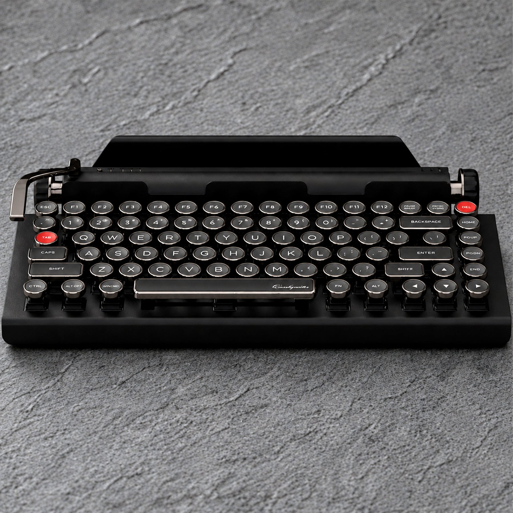 Dark "Stealth" Chrome Qwerkywriter 2 Hero Image