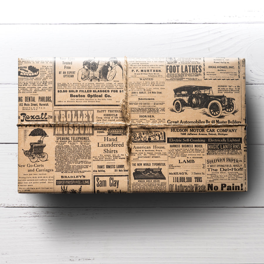 Vintage Gift Wrap Design $14.99