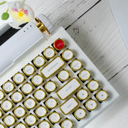 WHITE GOLD SIGNATURE QWERKYWRITER® US LAYOUT LIMITED RELEASE