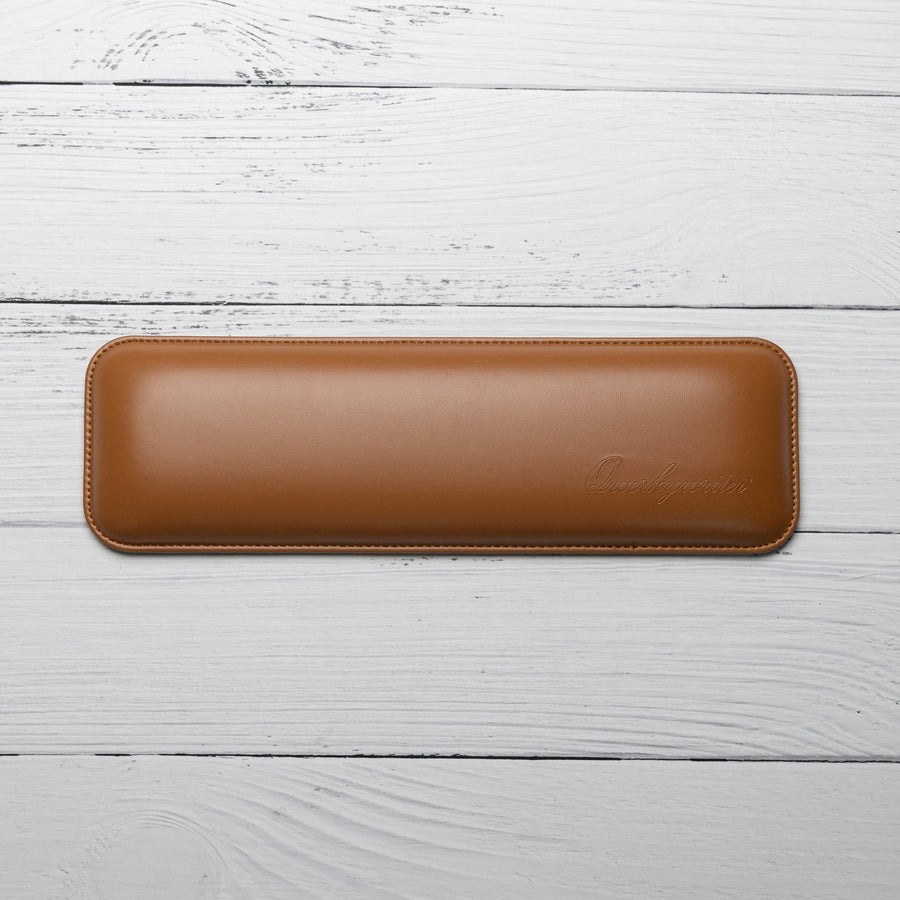 QWERKYWRITER® Official Ergonomic Wrist Pad Rest BROWN