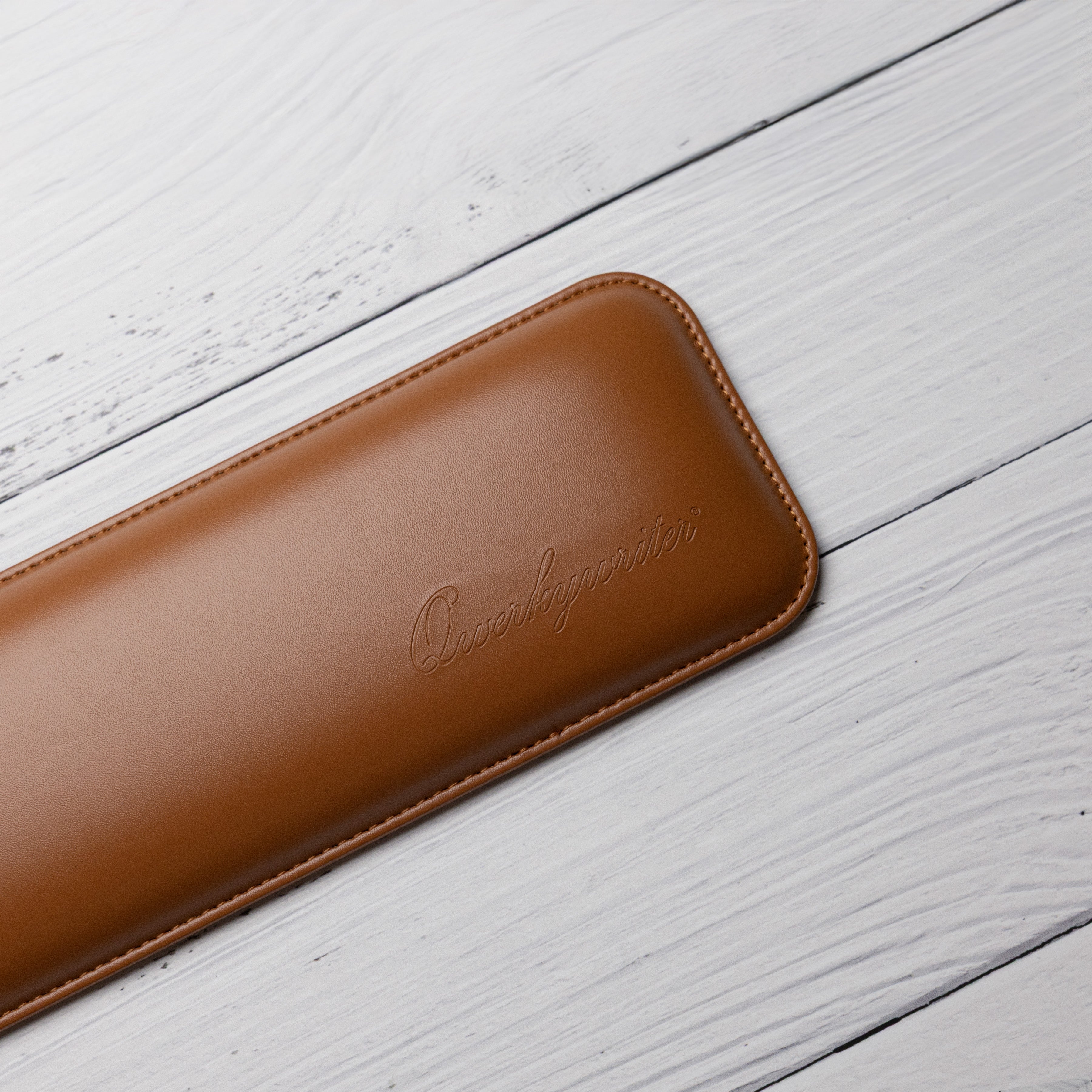 QWERKYWRITER® Official Ergonomic Wrist Pad Rest BROWN