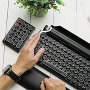Qwerkywriter® 2 Typewriter Keyboard - Black Chrome Edition