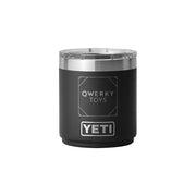Qwerkywriter typewriter keyboard best in class premium all aluminum body official 10 oz YETI Stackable Lowball on white background