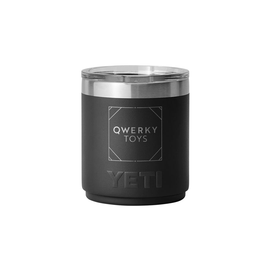 Qwerkywriter typewriter keyboard best in class premium all aluminum body official 10 oz YETI Stackable Lowball on white background