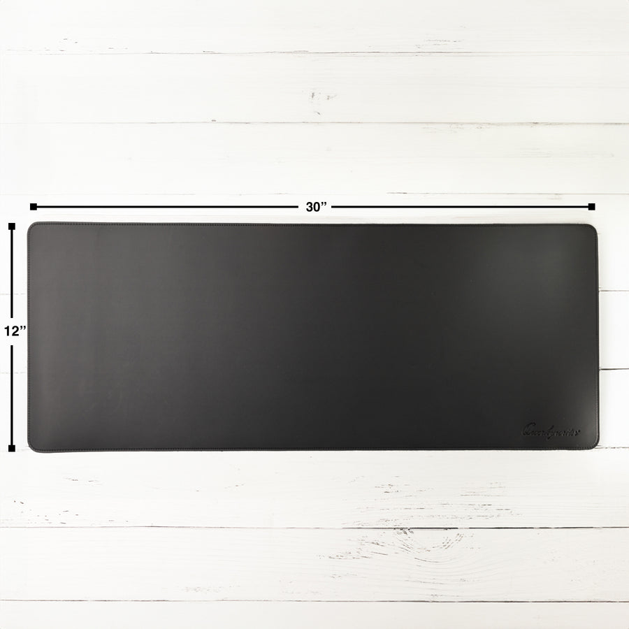 Qwerkywriter typewriter keyboard best in class premium all aluminum body official black desk mat diagram callout measurements US ANSI layout