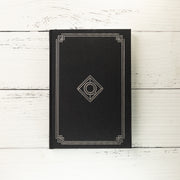 Qwerkywriter Official QWERKYTOYS Lined Journal in black gold and black chrome