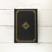 Qwerkywriter Official QWERKYTOYS Lined Journal in black gold and black chrome