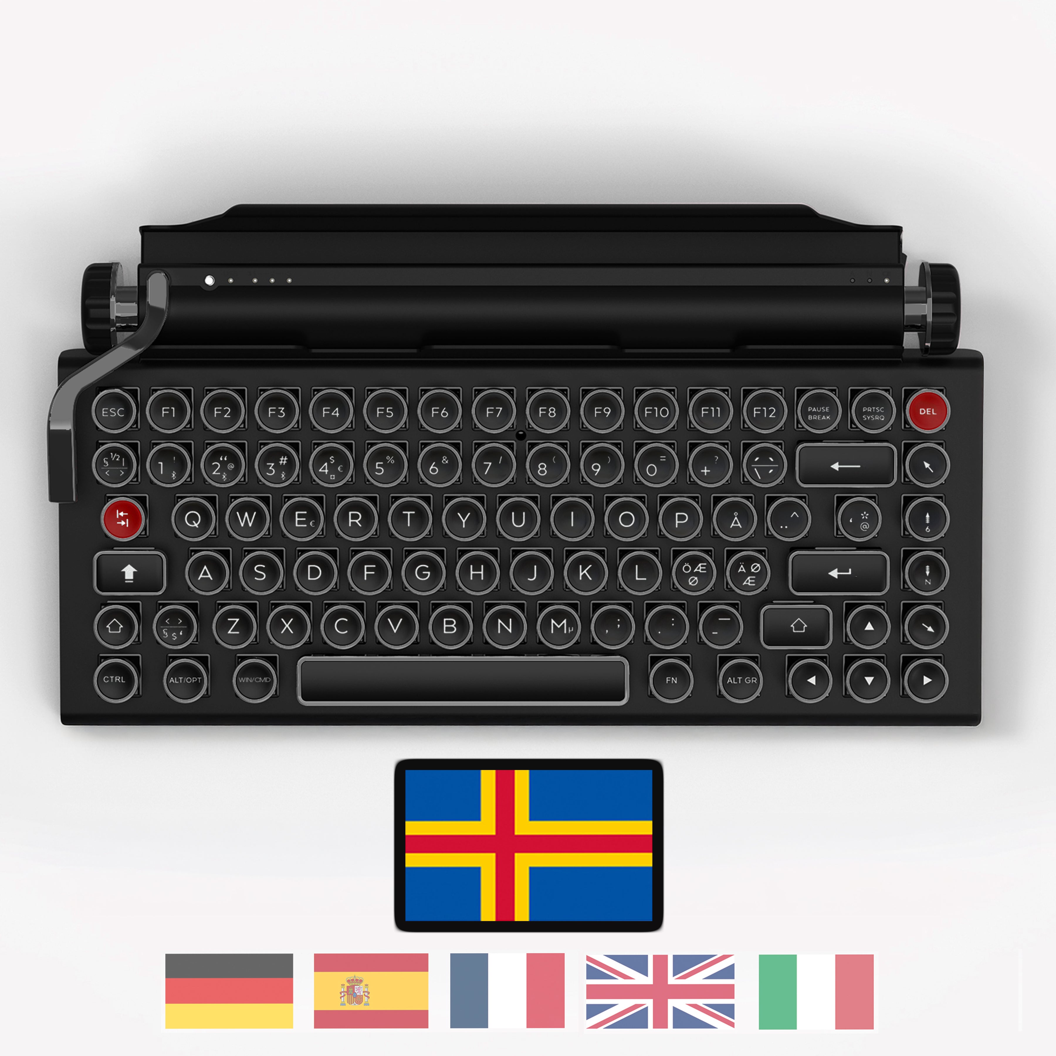 キーボード Qwerkywriter Typewriter Keyboard QWERKYWRITER® Anniversary Edition International Version | Retro
