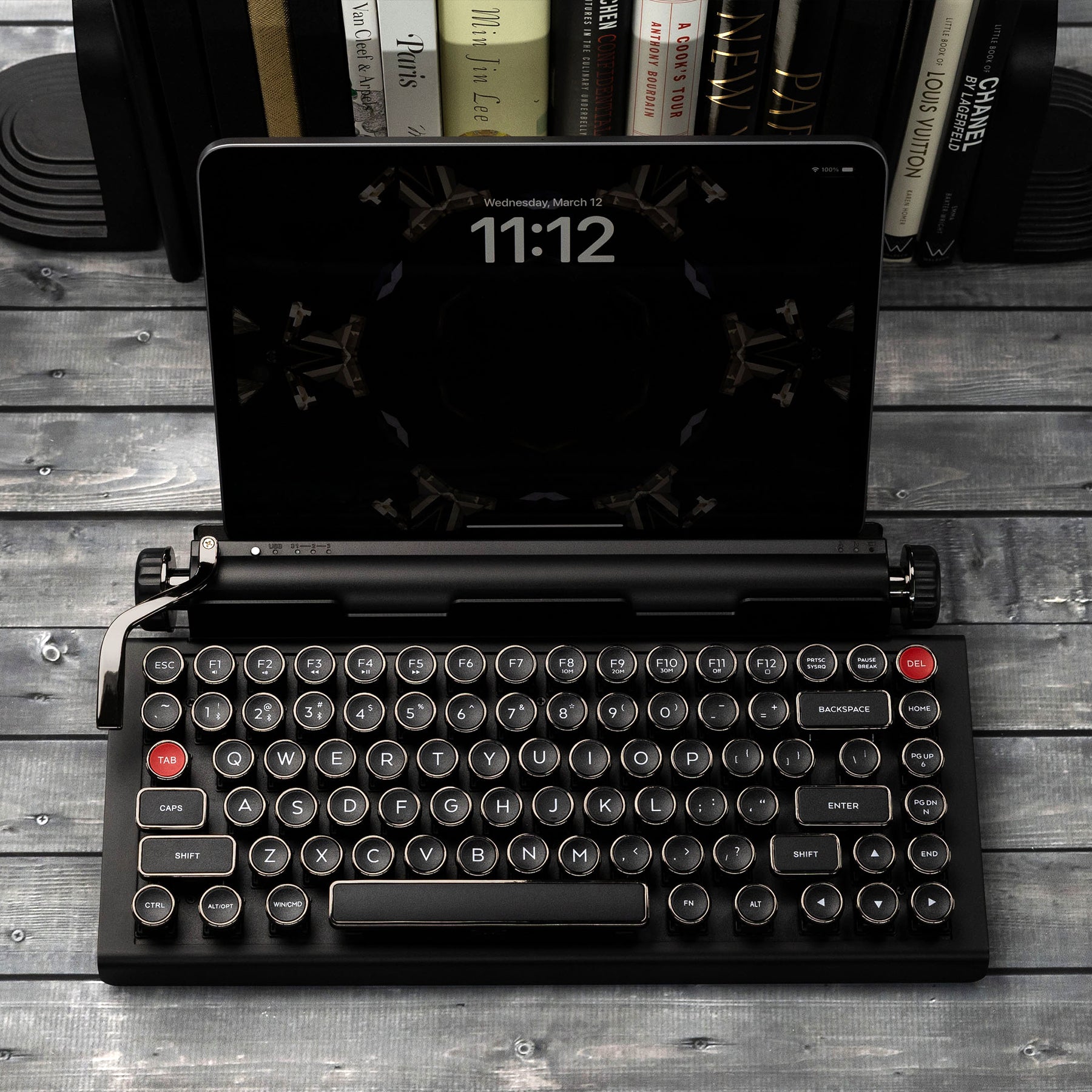 Qwerkywriter® Typewriter Keyboard – Anniversary Edition (Dark