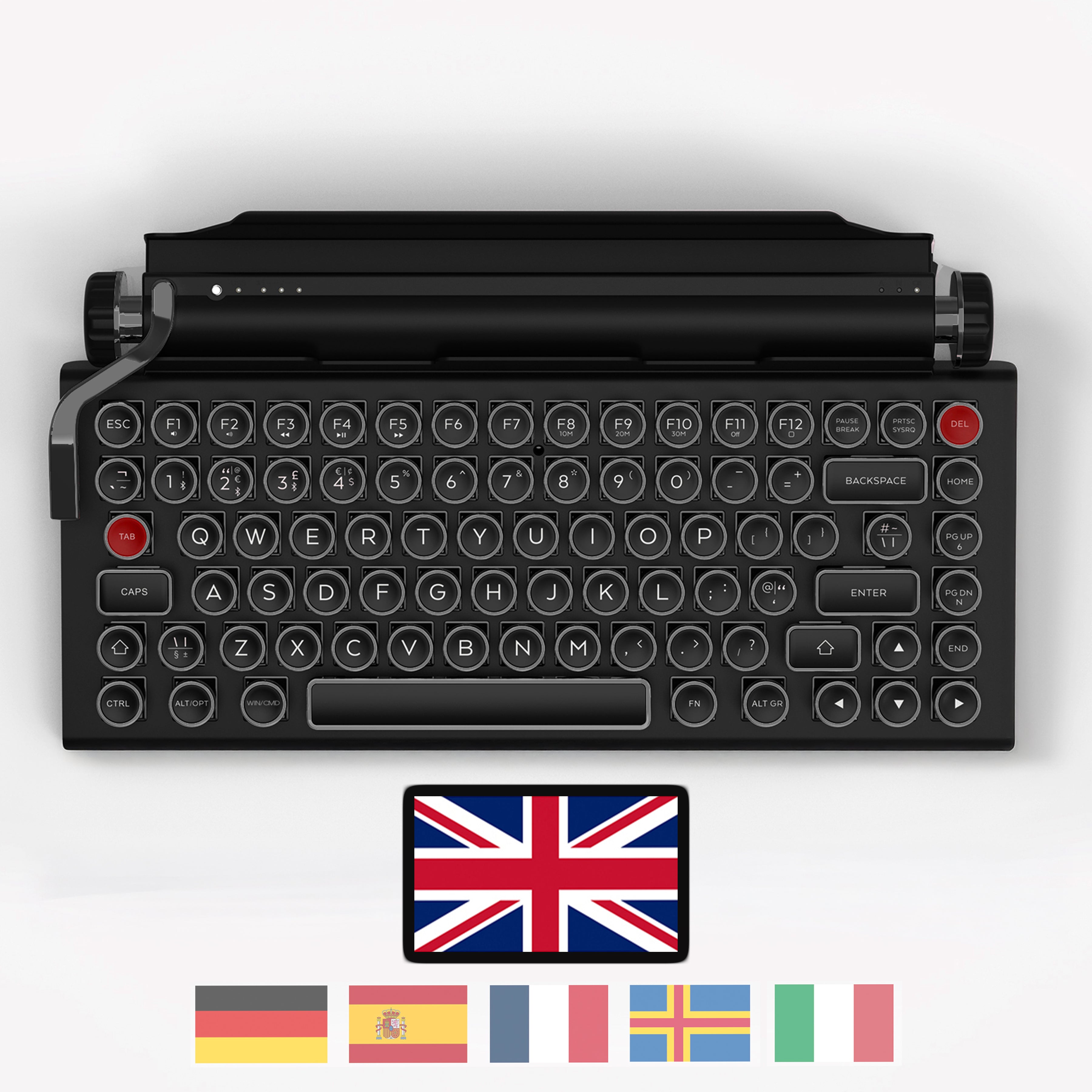 キーボード Qwerkywriter Anniversary Edition QWERKYWRITER® Anniversary Edition International Version | Retro