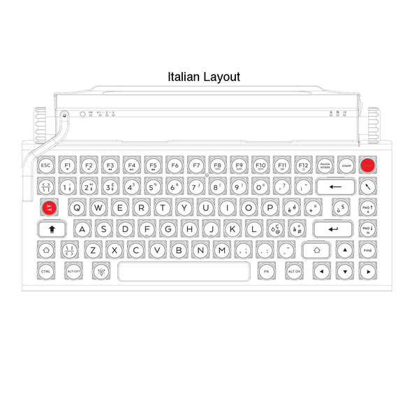 QWERKYWRITER® "INTERNATIONAL EDITION" TYPEWRITER-INSPIRED® MECHANICAL KEYBOARD 6 QWERKYWRITER® "INTERNATIONAL EDITION" TYPEWRITER-INSPIRED® MECHANICAL KEYBOARD 5